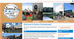 Desktop Screenshot of cityofsharon.net